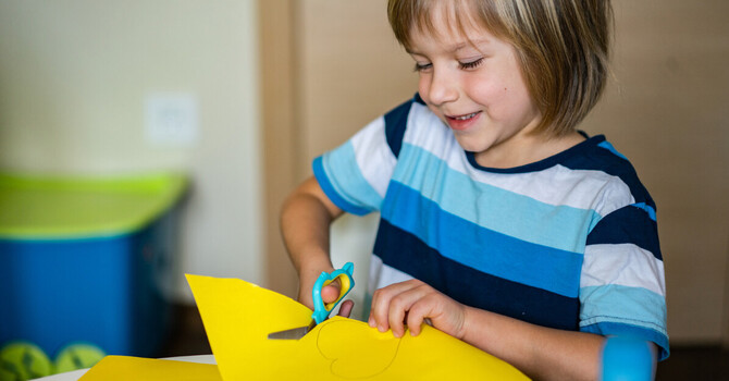 How to Teach Homeschool Scissor Skills